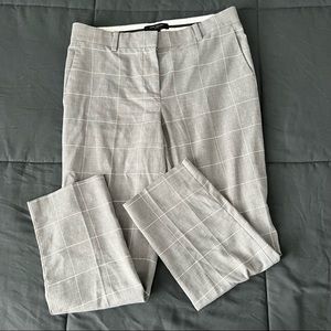 Ann Taylor Petite Ankle Pant In Windowpane 2P